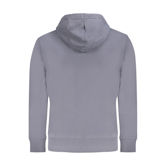 Calvin Klein Blaues Herren-Kapuzensweatshirt aus Baumwolle