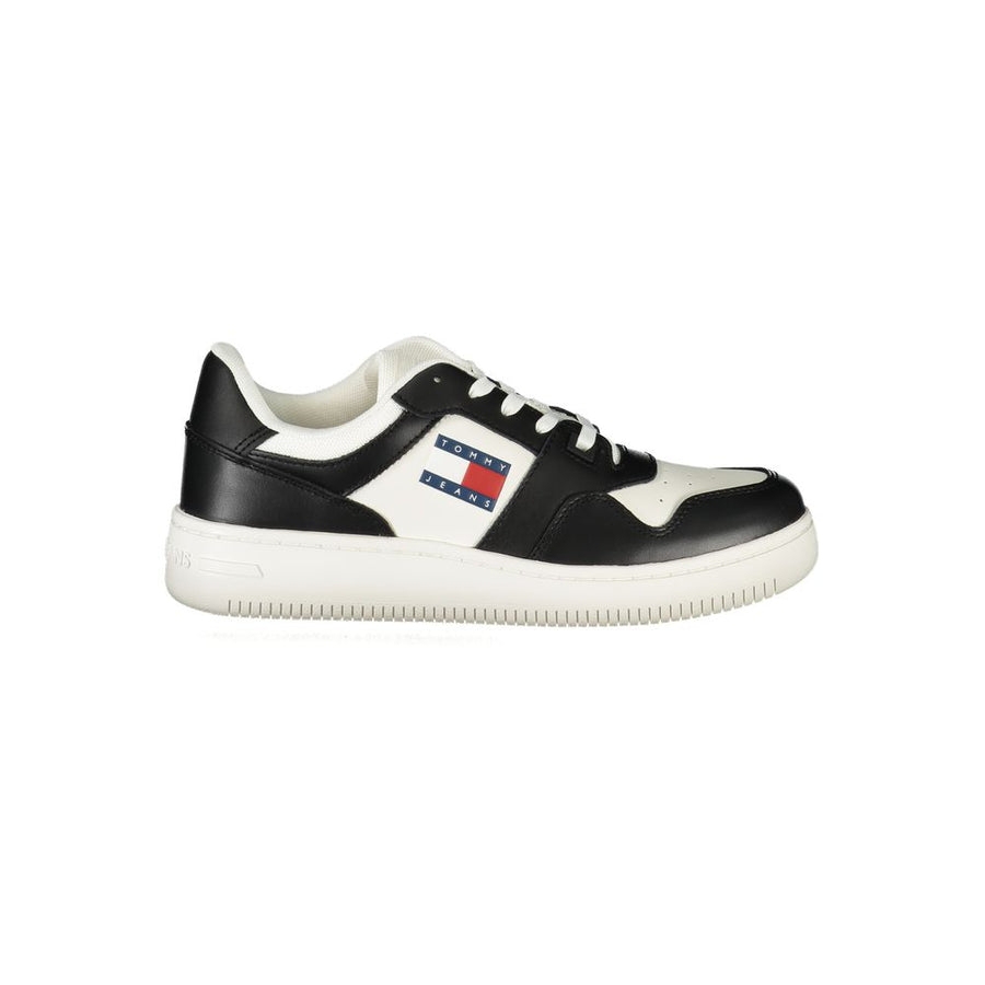Tommy Hilfiger White Polyester Athletic-Style Sneakers