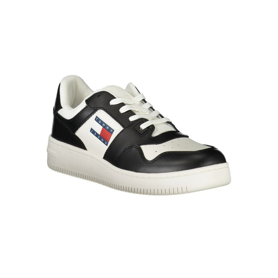 Tommy Hilfiger White Polyester Athletic-Style Sneakers