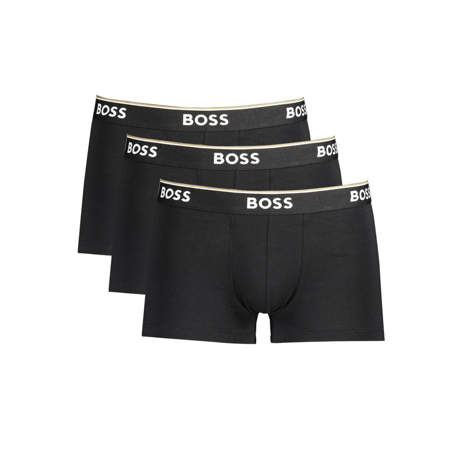 Hugo Boss Men's Black Cotton Boxer Shorts