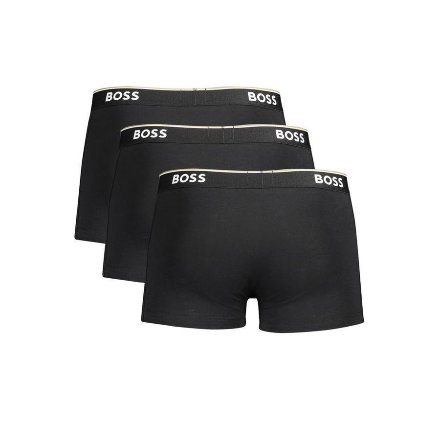 Hugo Boss Men's Black Cotton Boxer Shorts
