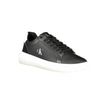 Calvin Klein Schwarzer Leder Herren Sneaker