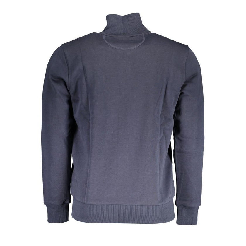 La Martina Blaues Baumwoll-Sweatshirt für Herren