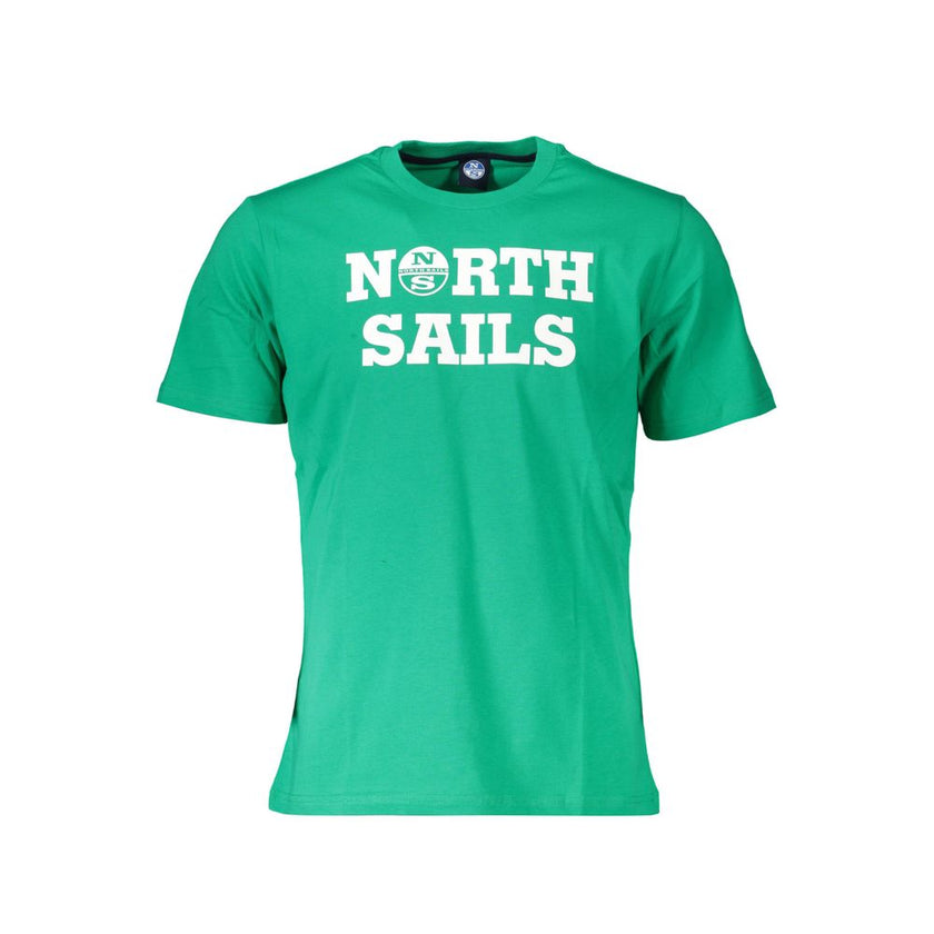 North Sails Verde Baumwoll-T-Shirt für Herren