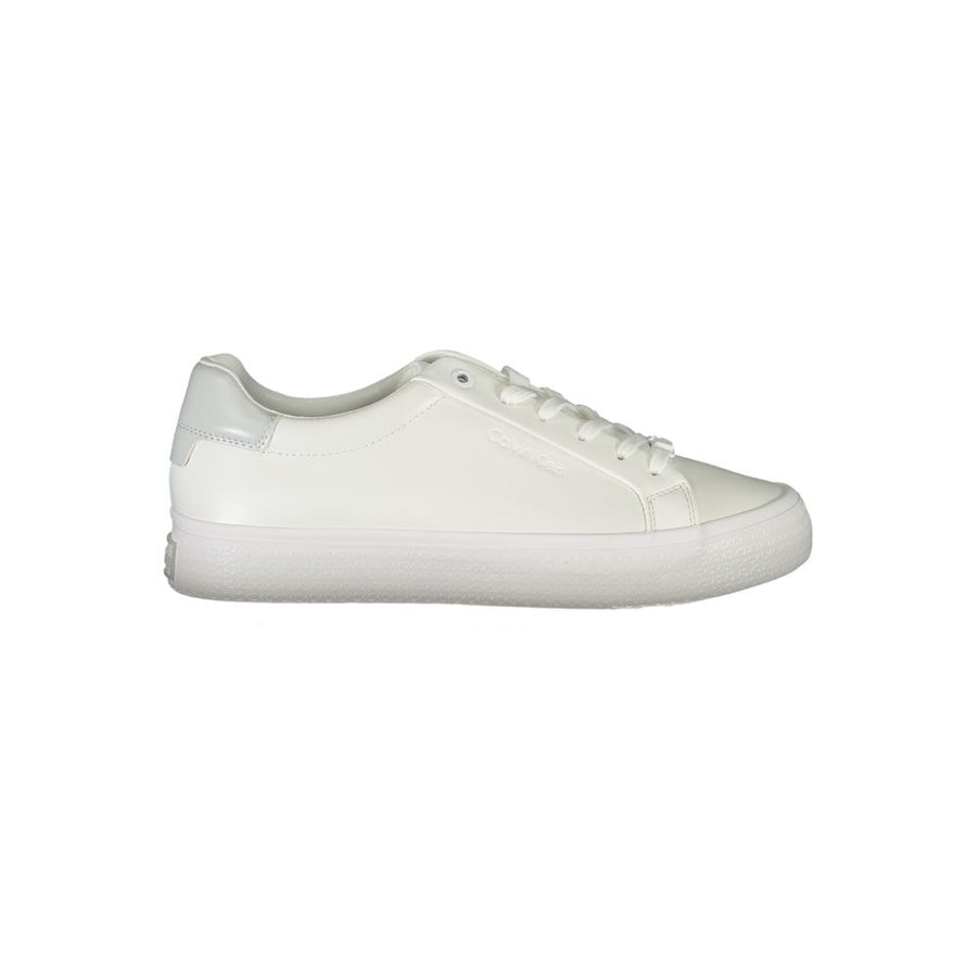Calvin Klein sneakers made of white polyester