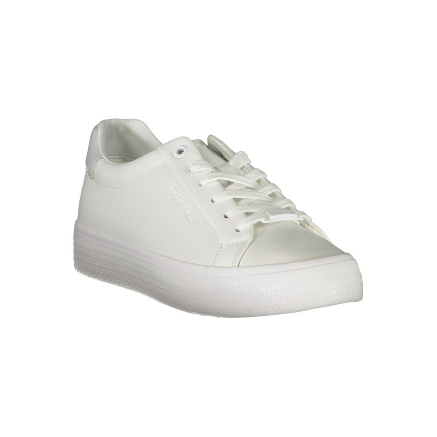 Calvin Klein sneakers made of white polyester