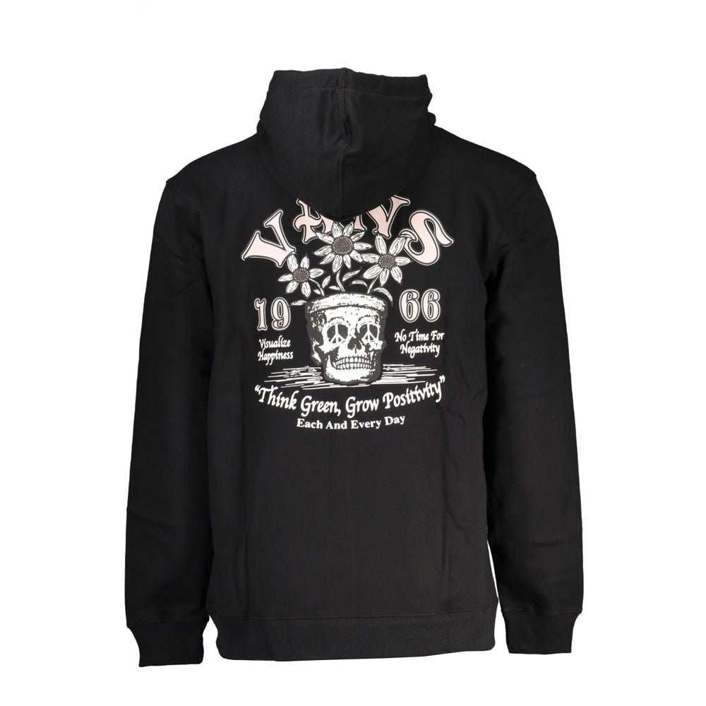 Vans Men's Black Cotton Hoodie