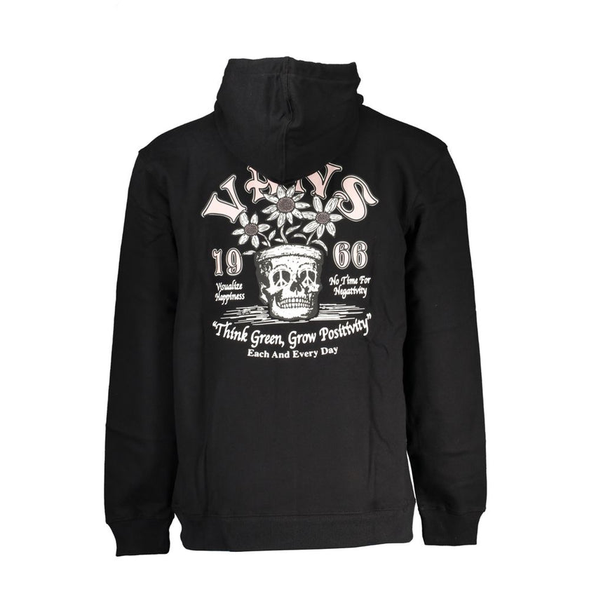 Vans Schwarzes Herren-Kapuzensweatshirt aus Baumwolle