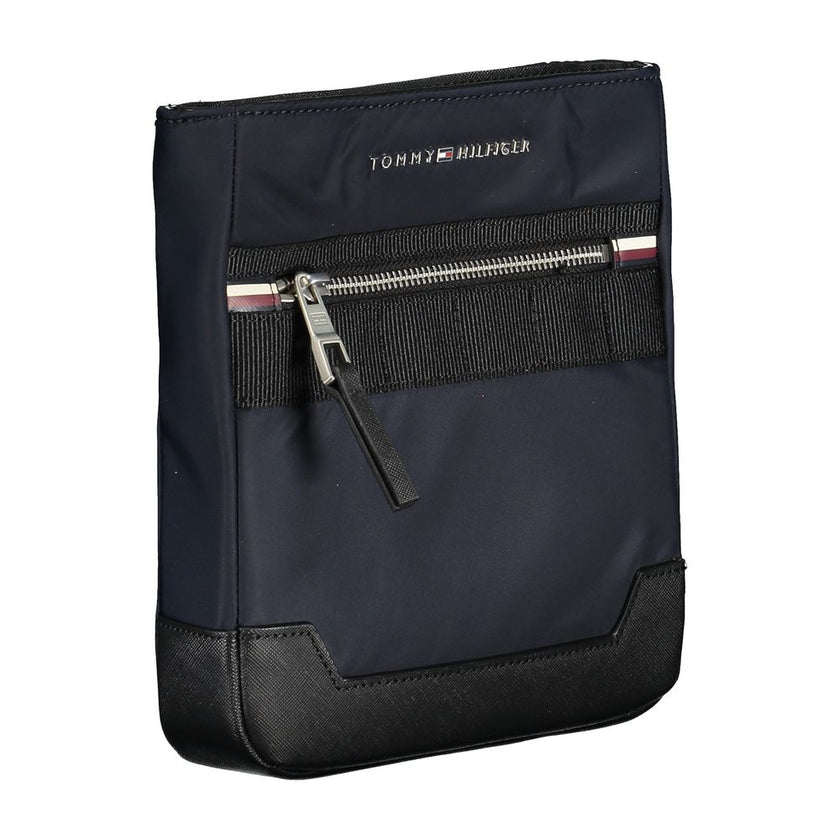 Tommy Hilfiger Blaue Polyester-Umhängetasche