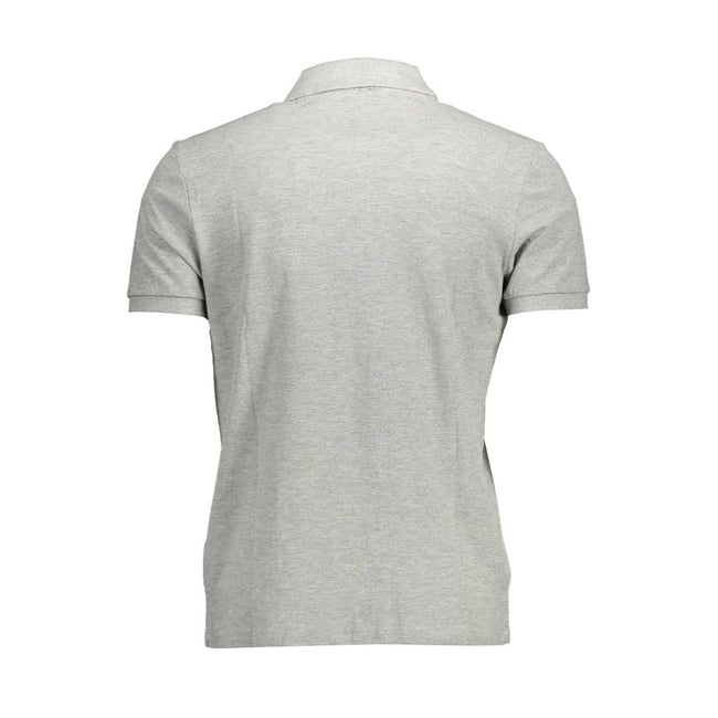 North Sails Graues Baumwoll-Poloshirt