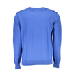 La Martina Blauer Baumwollpullover für Männer