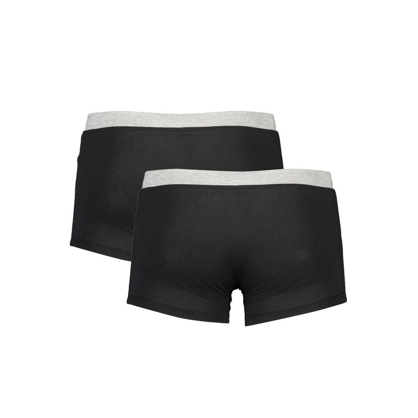 North Sails Schwarze Herren-Boxershorts aus Baumwolle
