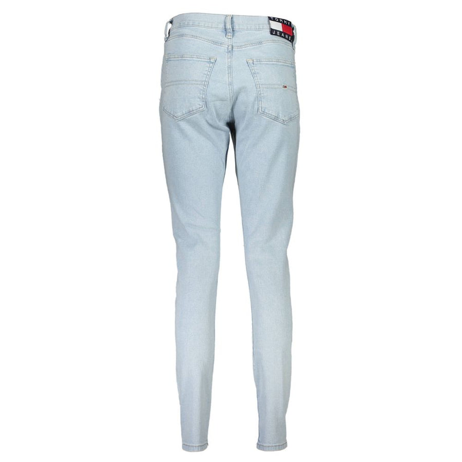 Tommy Hilfiger Blaue Baumwolljeans mit geradem Bein