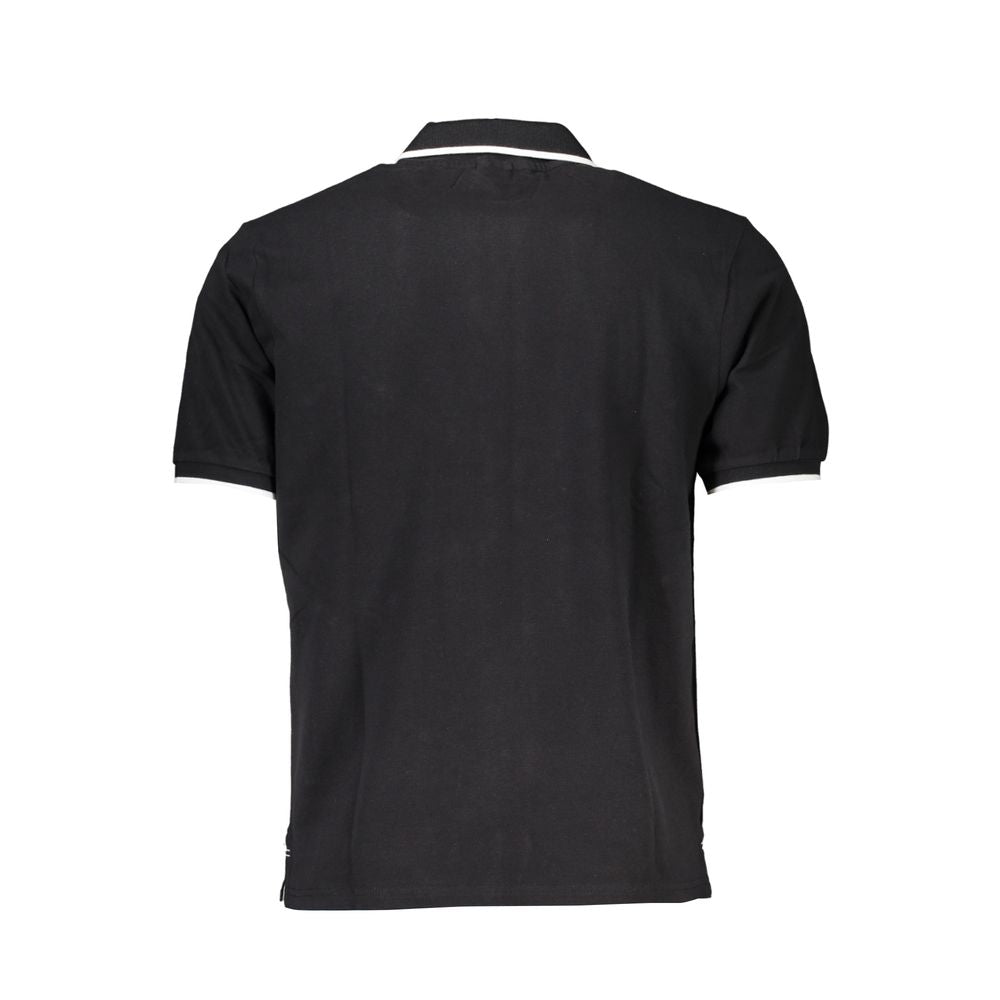 North Sails Schwarzes Herren-Poloshirt aus Baumwolle