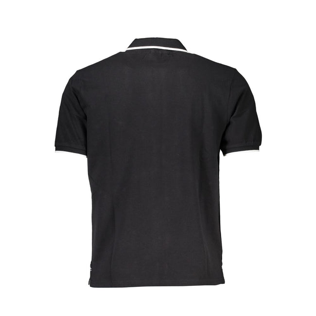 North Sails Schwarzes Herren-Poloshirt aus Baumwolle