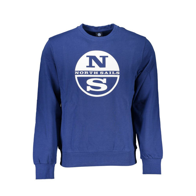 North Sails Blaues Baumwoll-Sweatshirt für Herren