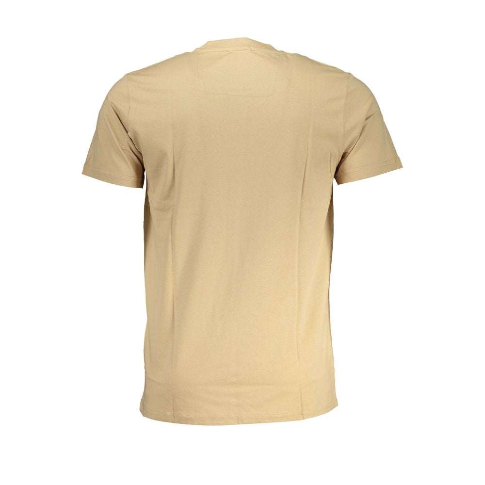 Cavalli Class Men's Beige Cotton T-Shirt