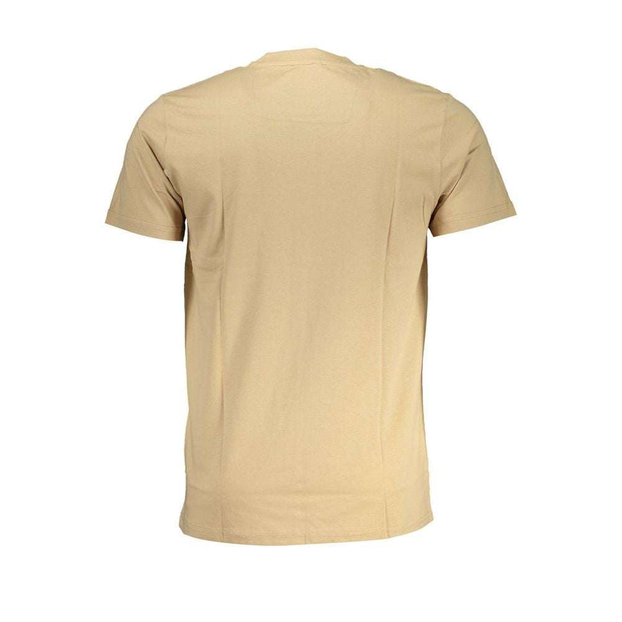 Cavalli Class Men's Beige Cotton T-Shirt