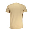 Cavalli Class Beige Baumwoll-T-Shirt für Herren