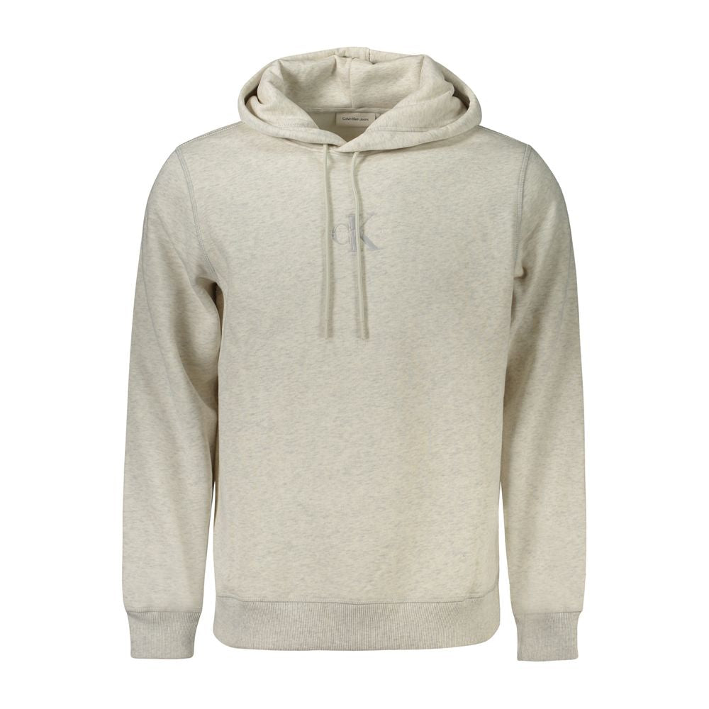 Calvin Klein Gray Men's Cotton Hoodie