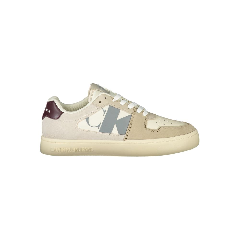 Calvin Klein Men's Beige Polyurethane Trainers