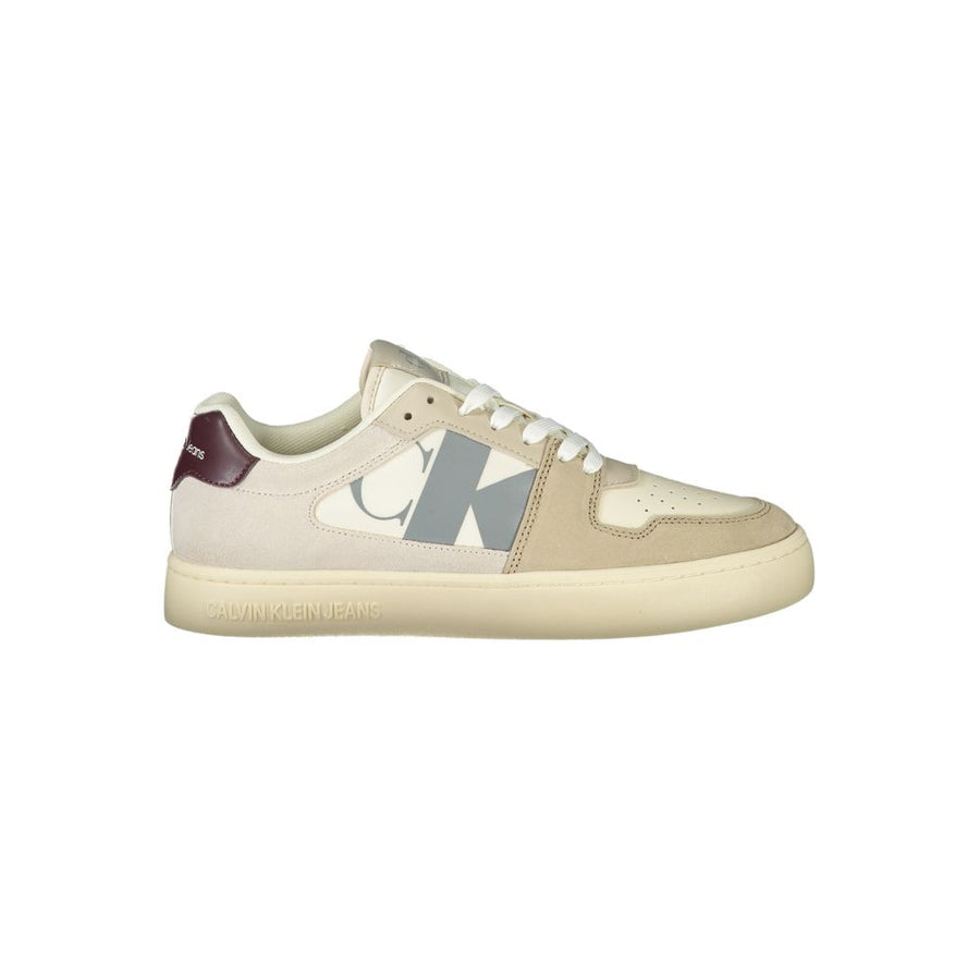 Calvin Klein Men's Beige Polyurethane Trainers