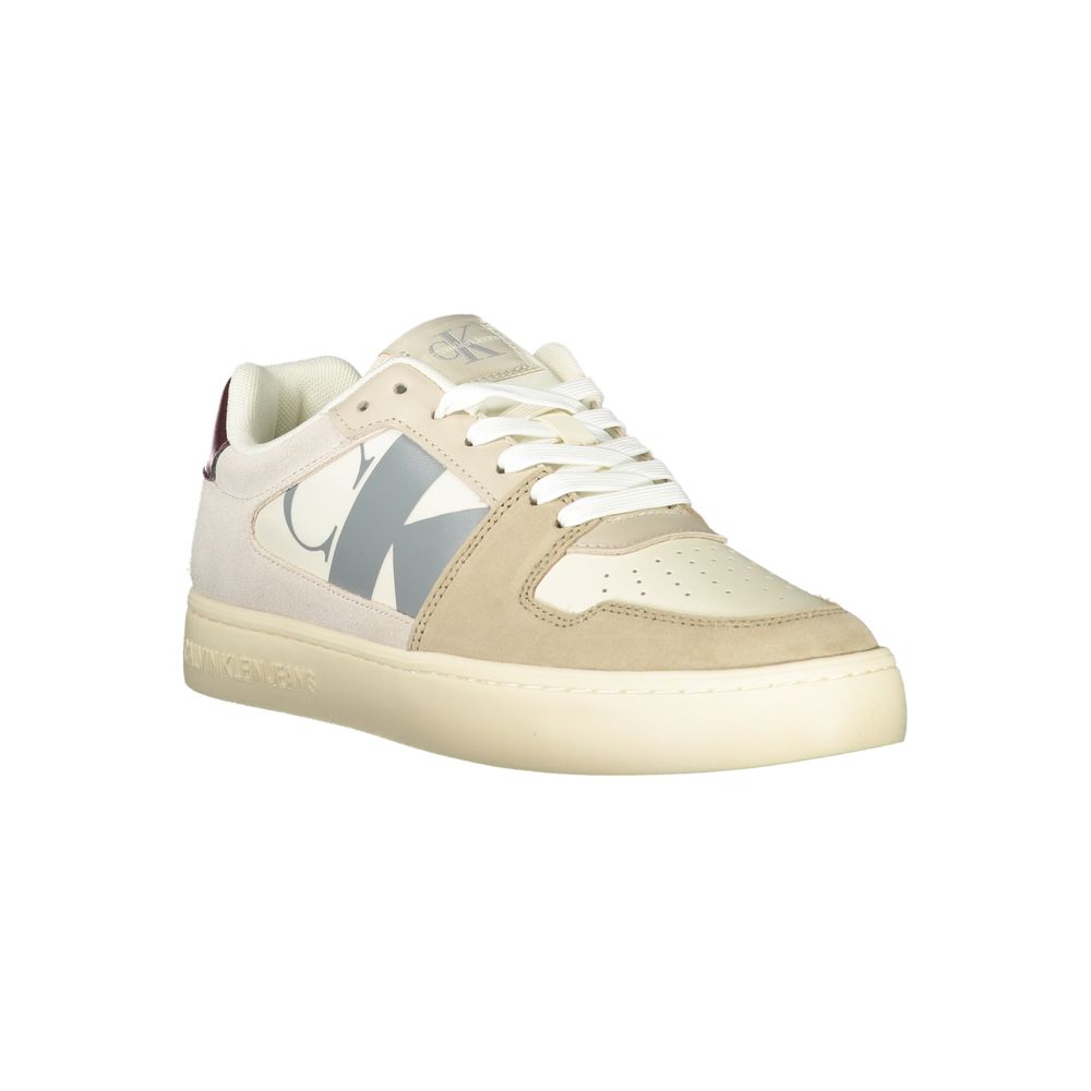 Calvin Klein Men's Beige Polyurethane Trainers