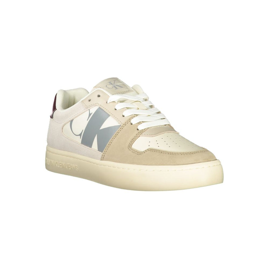 Calvin Klein Men's Beige Polyurethane Trainers