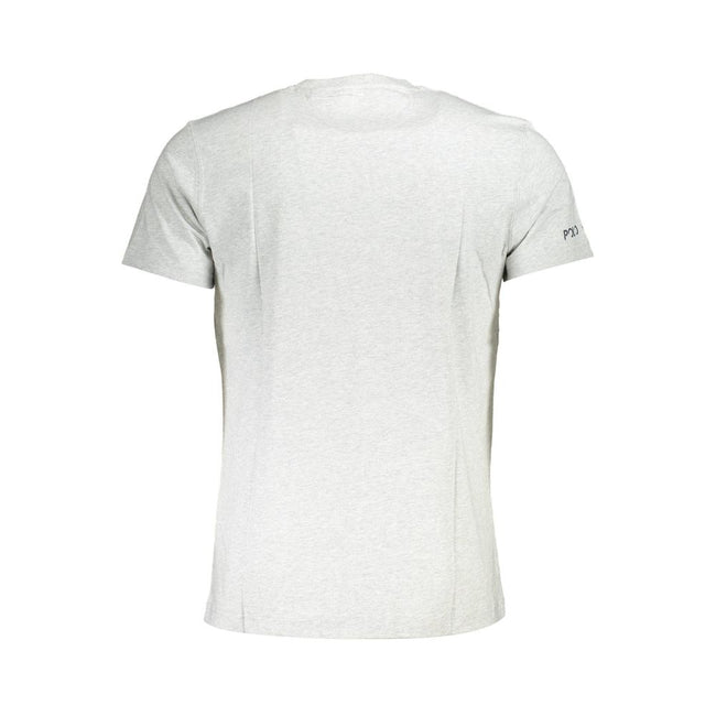 La Martina Grigio Baumwoll-T-Shirt für Herren