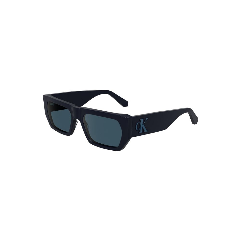 Calvin Klein Sonnenbrille aus blauem Acetat