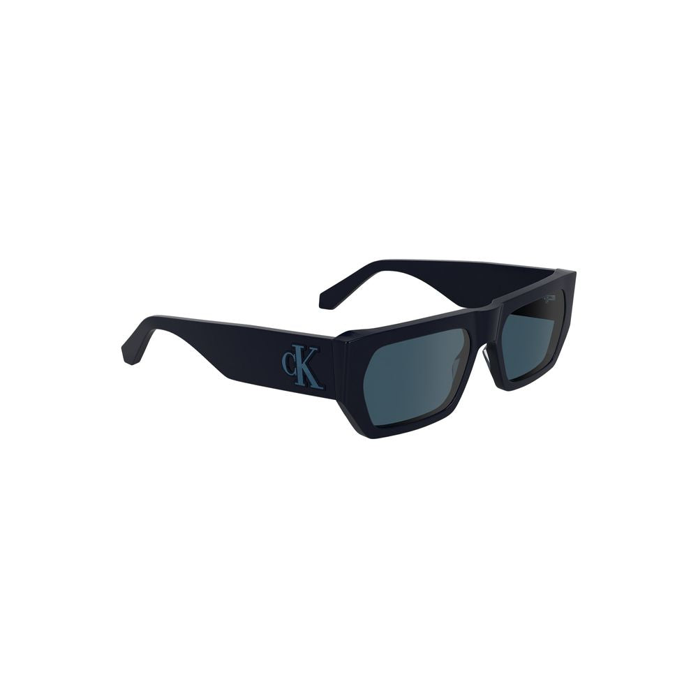 Calvin Klein Sonnenbrille aus blauem Acetat