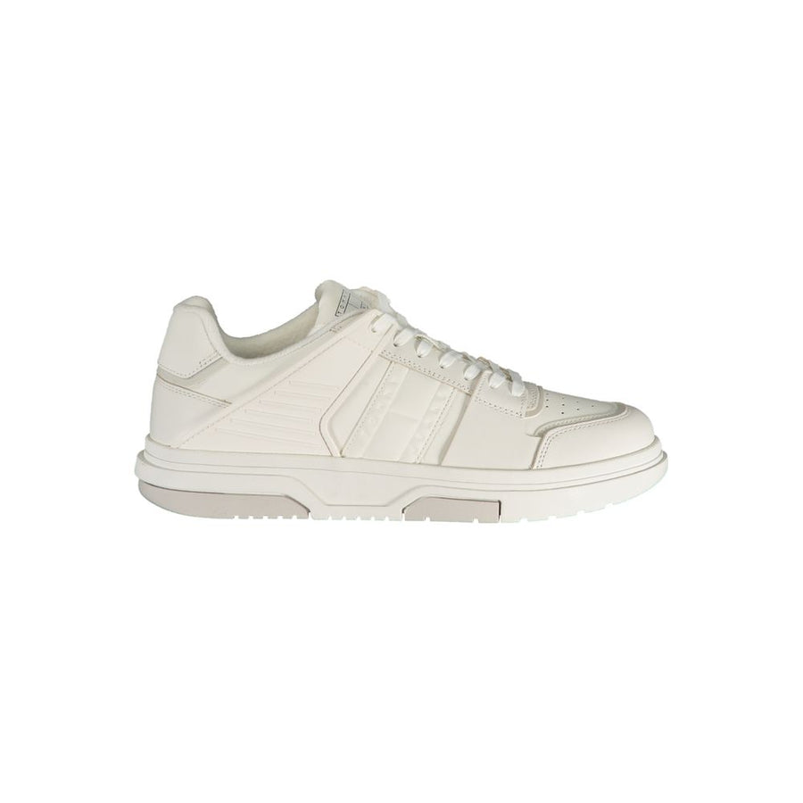 Tommy Hilfiger Men's White Polyurethane Sneakers