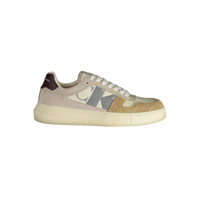Calvin Klein Beige Polyurethan-Sneaker für Herren