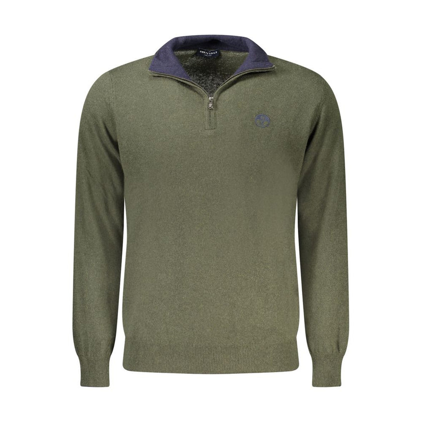 North Sails Grüner Pullover aus Wolle für Männer