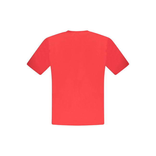 North Sails Rotes Baumwoll-T-Shirt für Herren