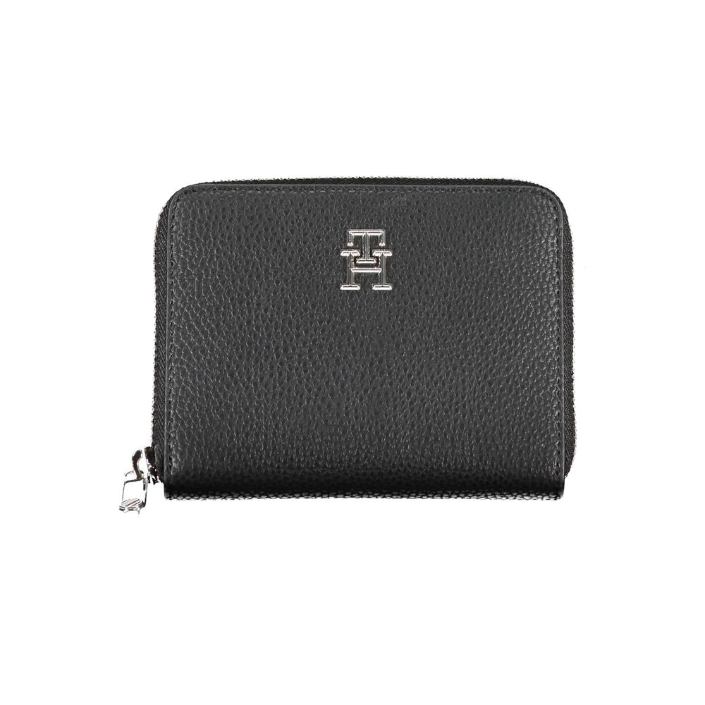 Tommy Hilfiger Schwarze Geldbörse aus Polyurethan für Damen