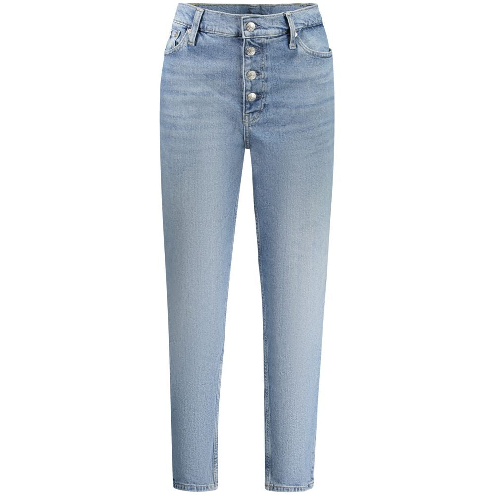 Calvin Klein Azzurro Baumwoll-Jeans für Damen