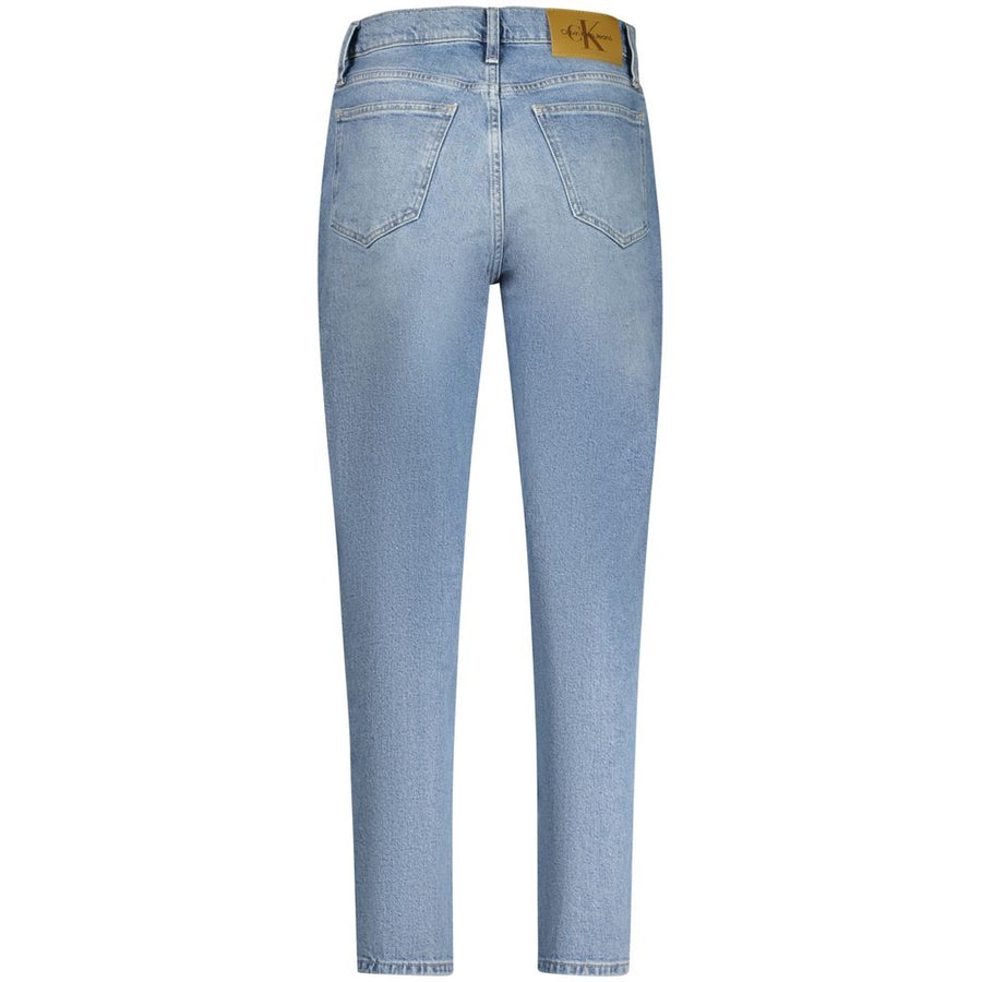 Calvin Klein Azzurro Baumwoll-Jeans für Damen