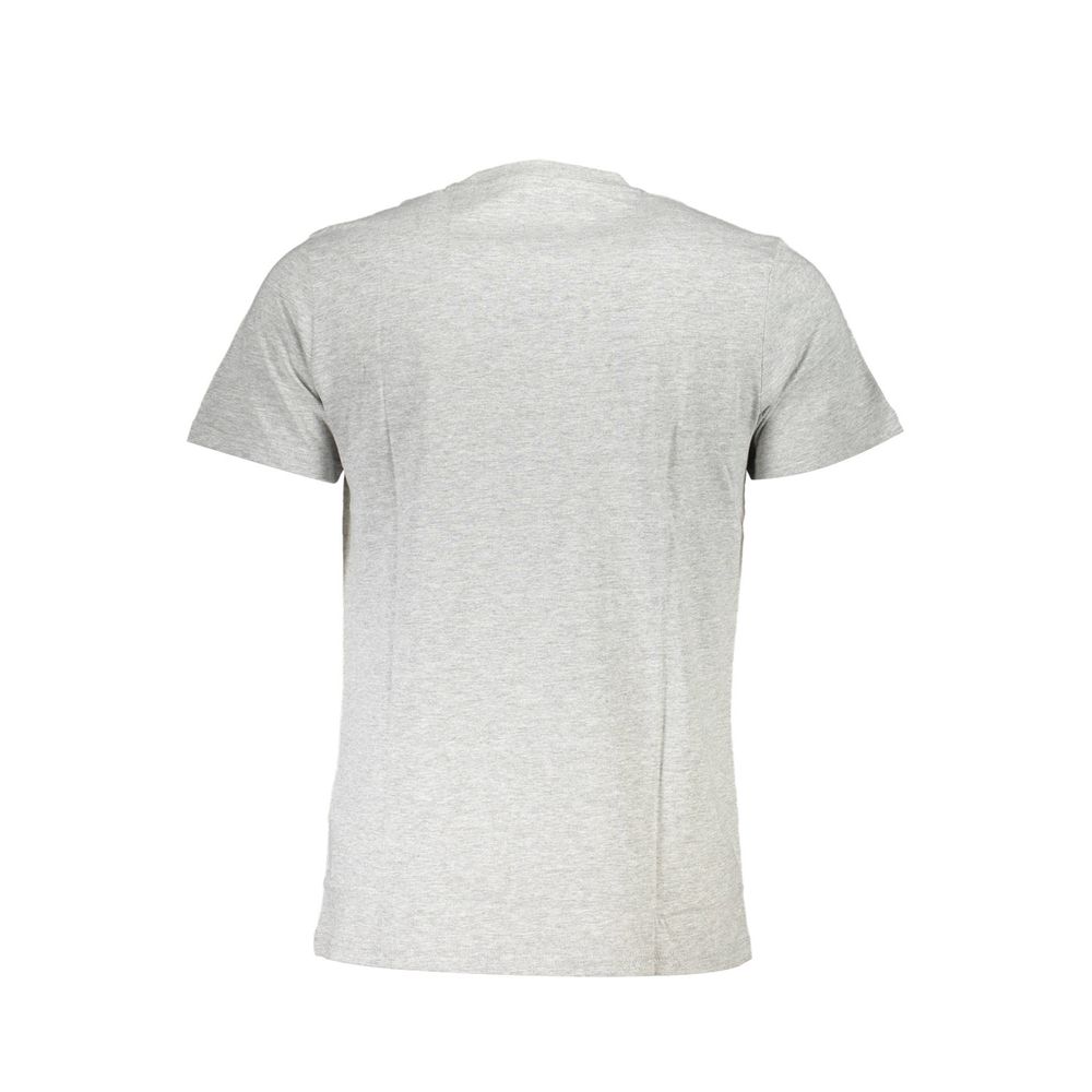 Cavalli Class Men's Grey Cotton T-Shirt
