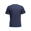 La Martina Blaues Baumwoll-T-Shirt für Herren