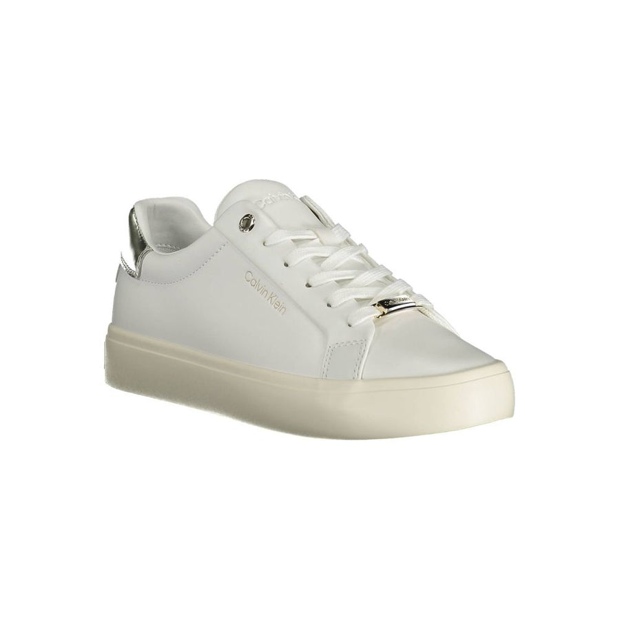 Calvin Klein sneakers made of white polyester