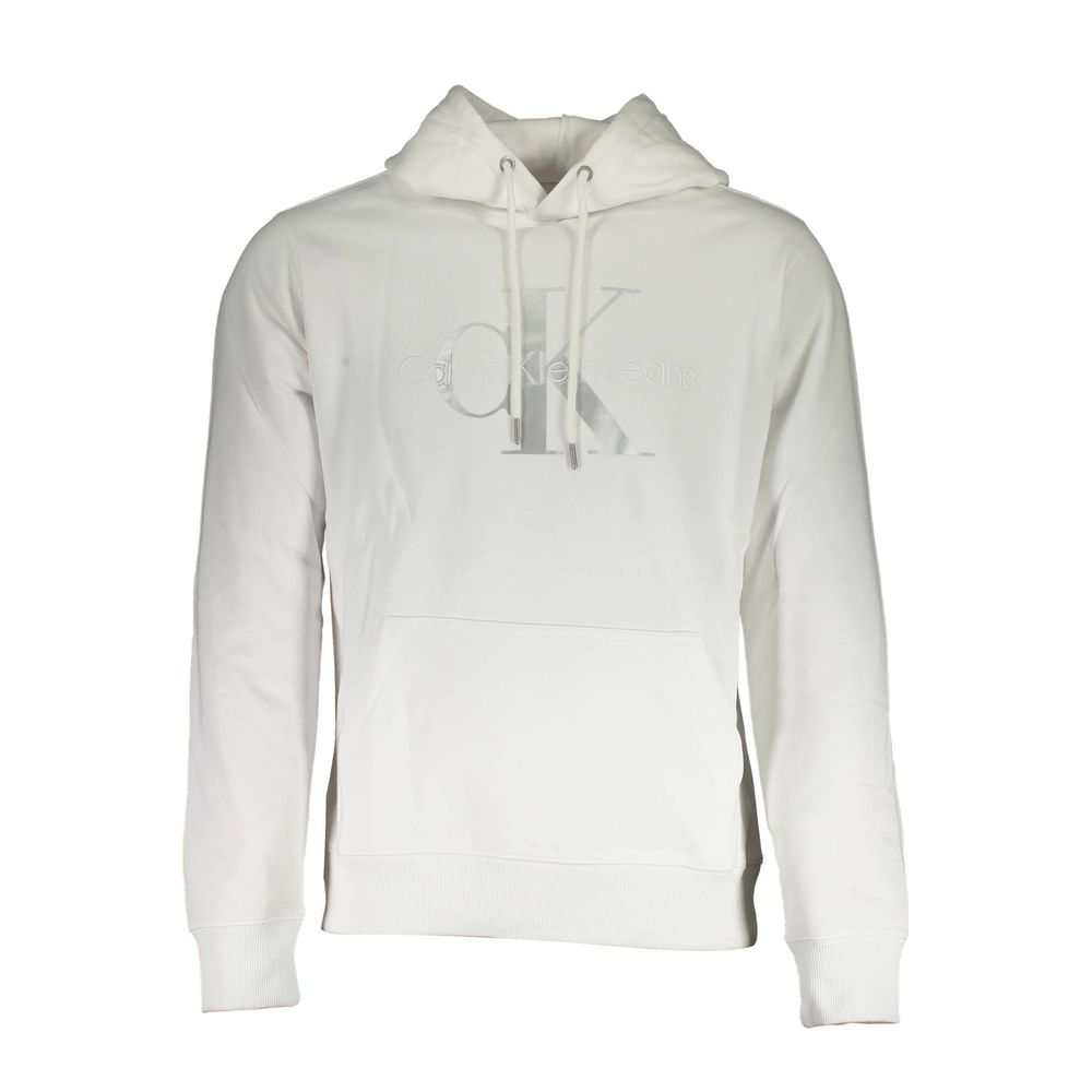 Calvin Klein Men's White Cotton Jumper