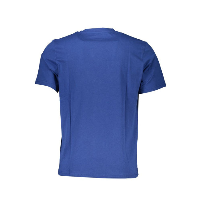 North Sails Blu Baumwoll-T-Shirt für Herren
