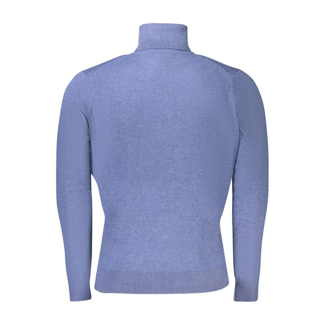 Norway 1963 Blauer Herrenpullover aus Wolle