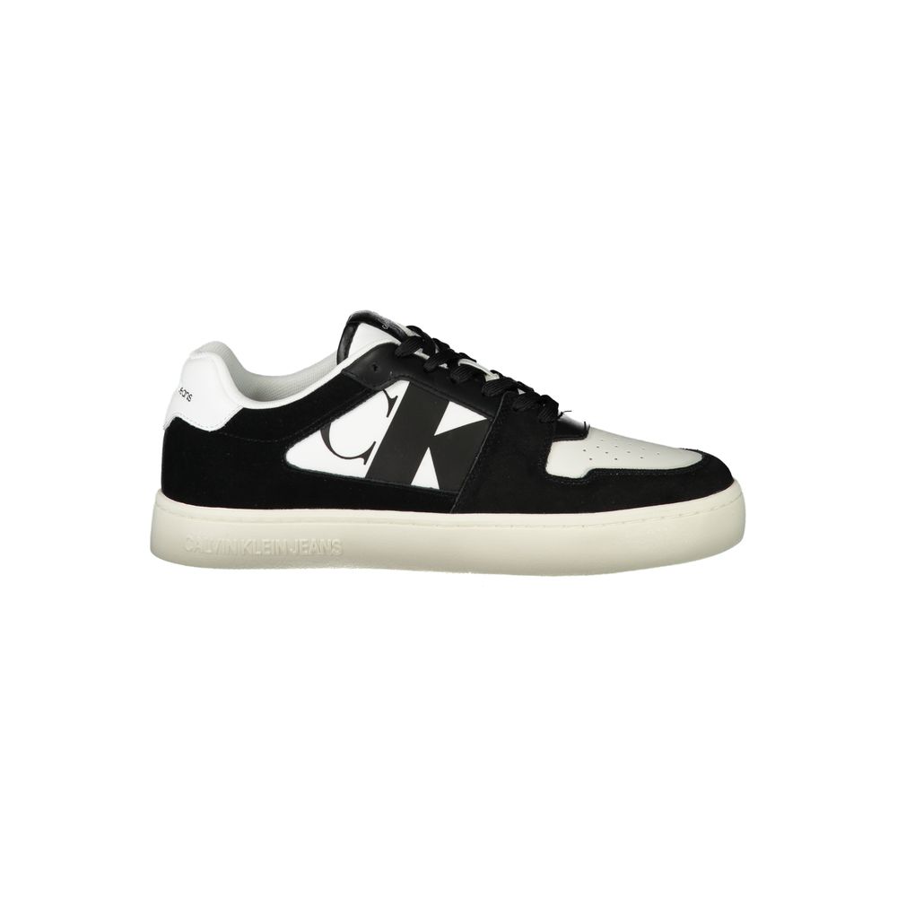 Calvin Klein Weiße Herren-Sneaker aus Polyester