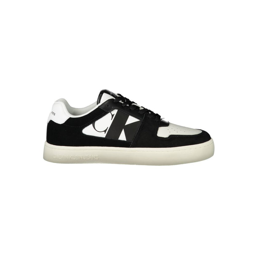 Calvin Klein Weiße Herren-Sneaker aus Polyester