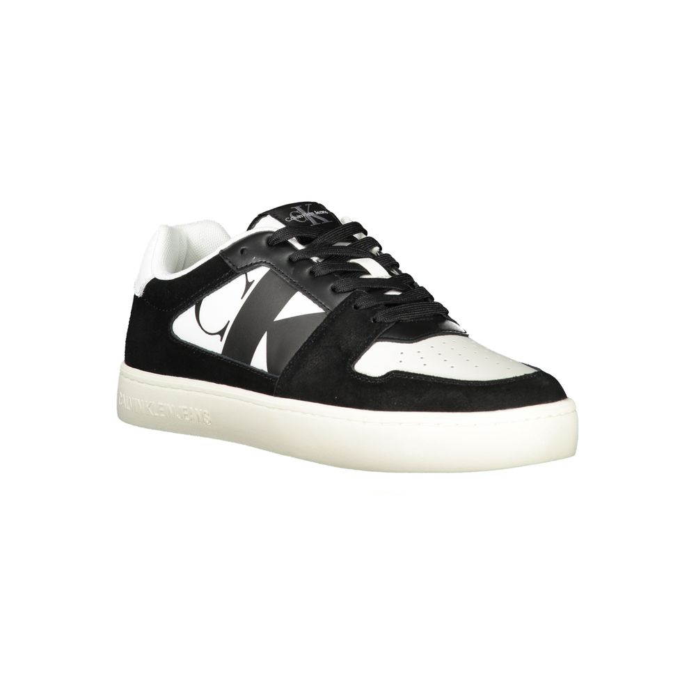 Calvin Klein Weiße Herren-Sneaker aus Polyester