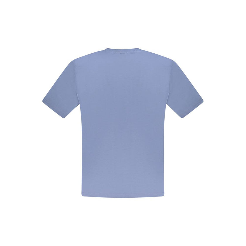 North Sails Blu Baumwoll-T-Shirt für Herren