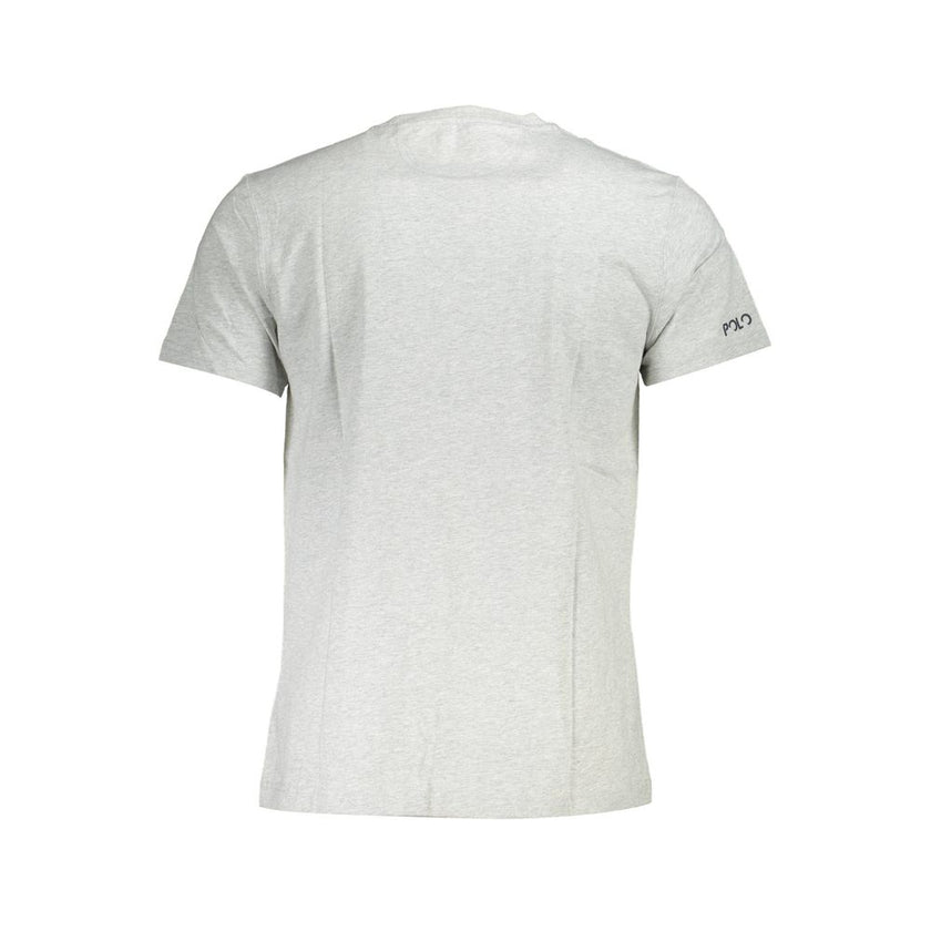 La Martina Grigio Baumwoll-T-Shirt für Herren