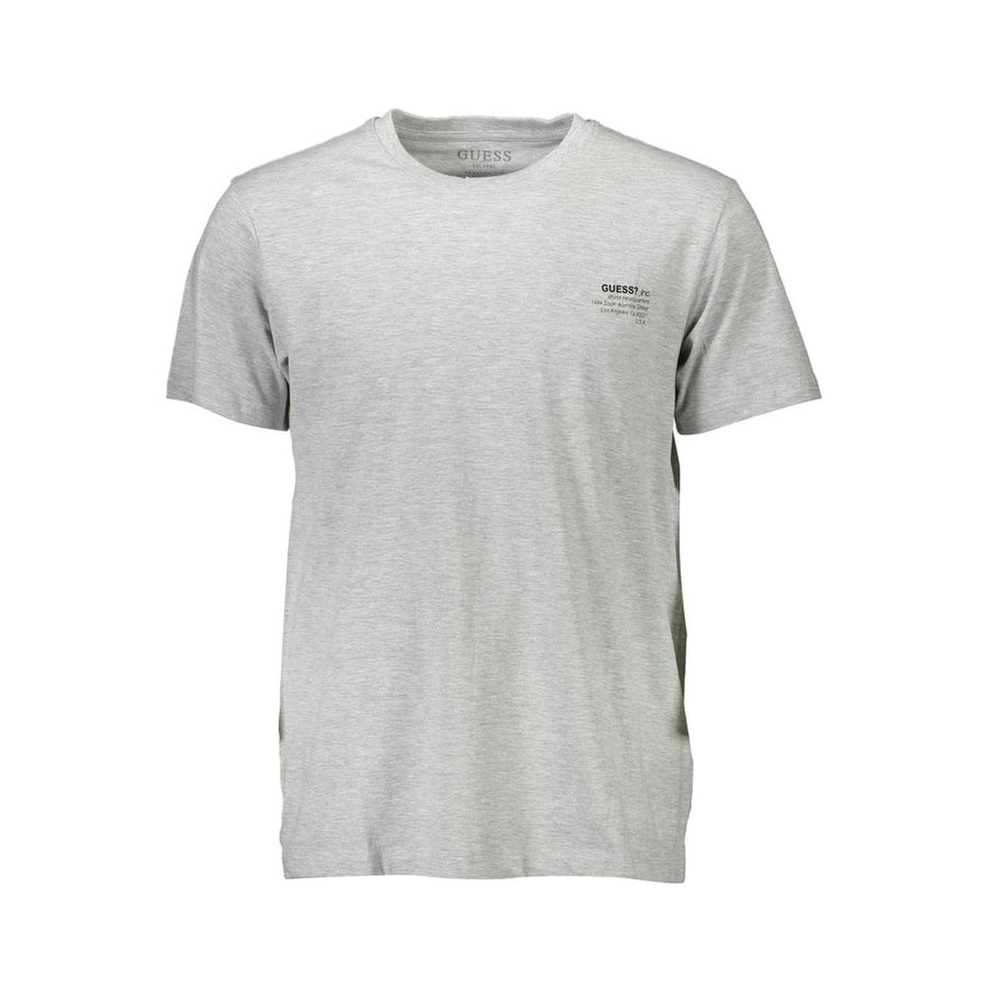 Guess Jeans Grey Cotton T-Shirt